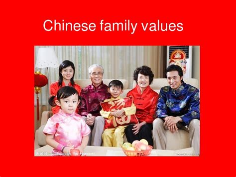 what are the family values in china